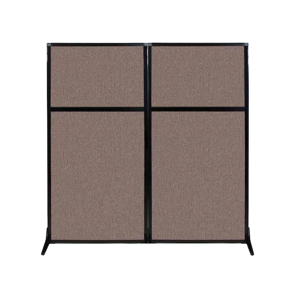 Work Station Screen 66" x 70" Latte Fabric